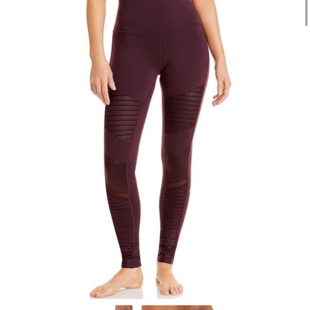 Alo SET maroon bra leggings